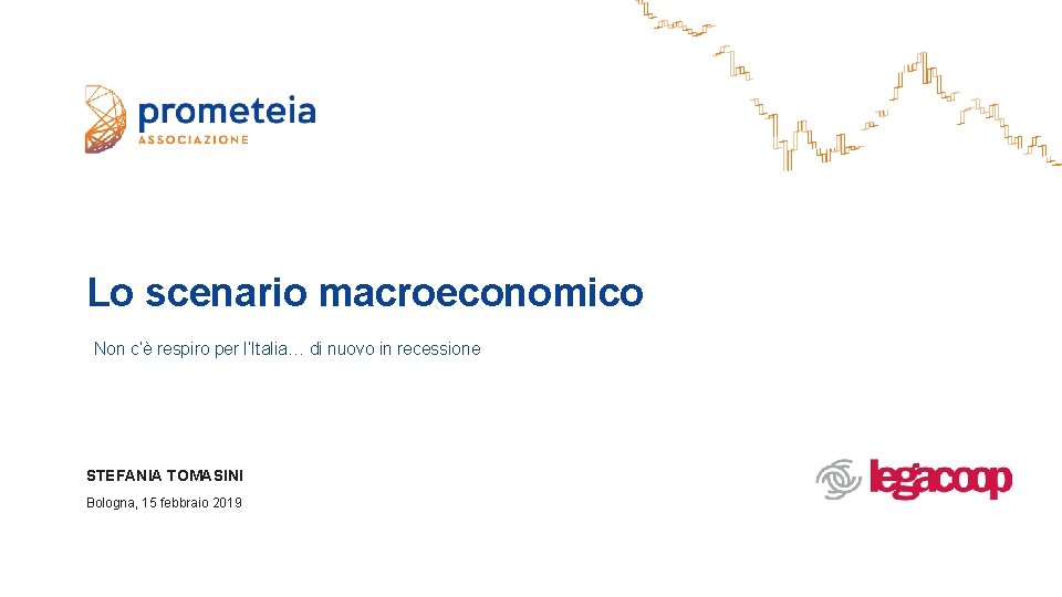 Lo scenario macroeconomico Non c’è respiro per l’Italia… di nuovo in recessione STEFANIA TOMASINI