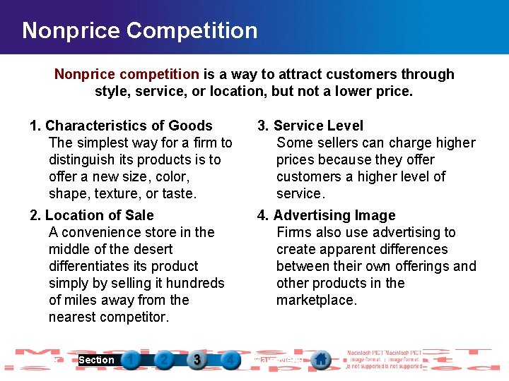 Nonprice Competition Nonprice competition is a way to attract customers through style, service, or
