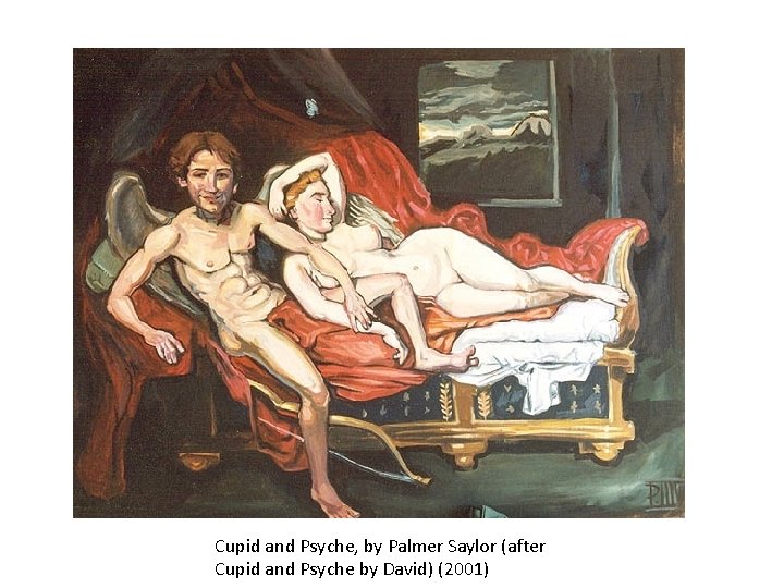 Cupid and Psyche, by Palmer Saylor (after Cupid and Psyche by David) (2001) 