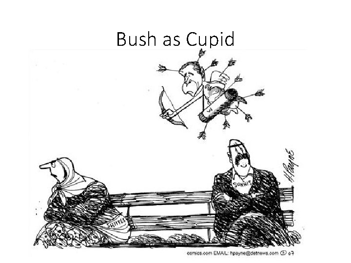 Bush as Cupid 