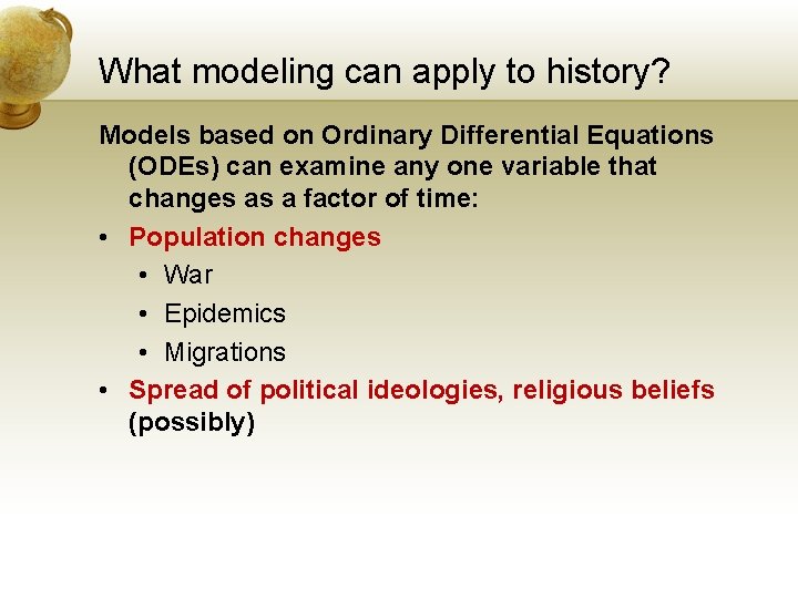 Computational Modeling in the History Classroom Alison Blaine