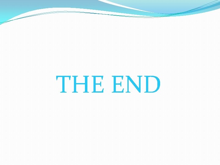  THE END 