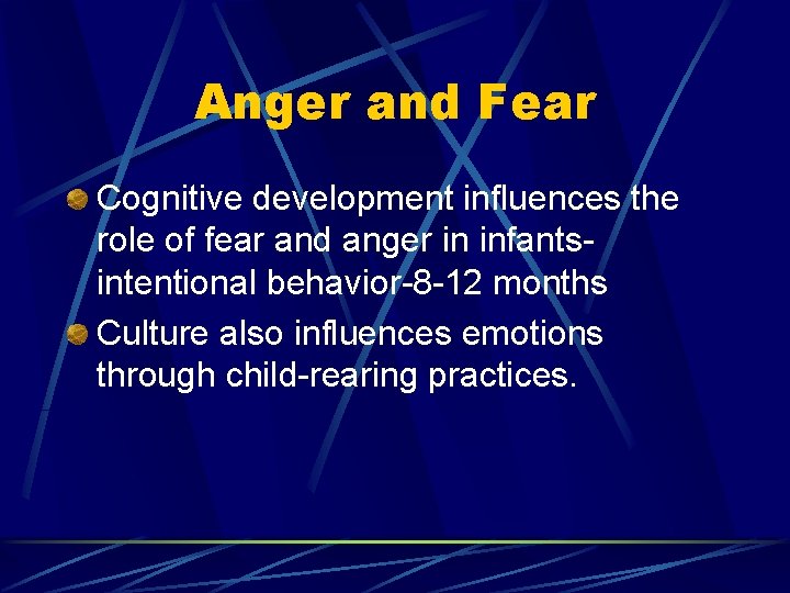 Anger and Fear Cognitive development influences the role of fear and anger in infantsintentional