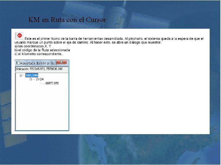 KM en Ruta con el Cursor 