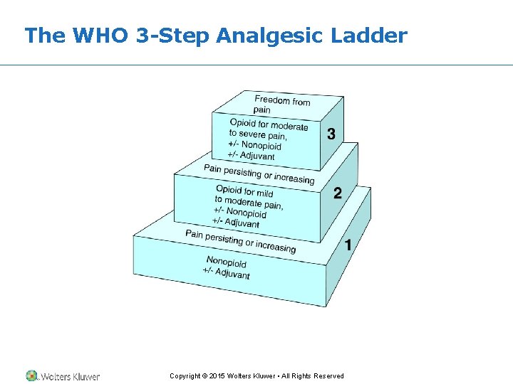 The WHO 3 -Step Analgesic Ladder Copyright © 2015 Wolters Kluwer • All Rights The WHO 3 -Step Analgesic Ladder Copyright © 2015 Wolters Kluwer • All Rights