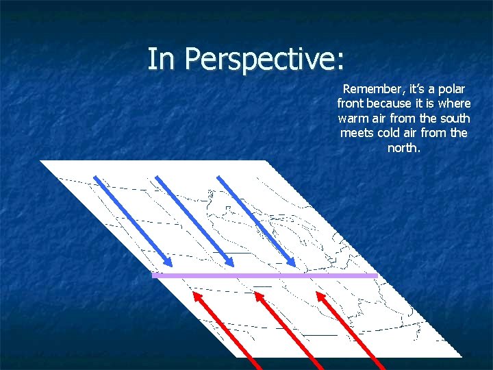 In Perspective: Remember, it’s a polar front because it is where warm air from