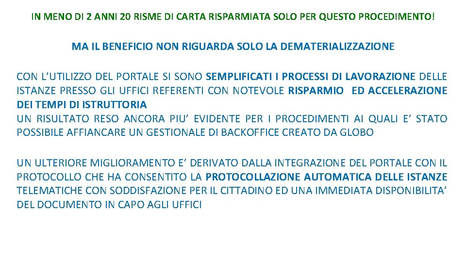 IN MENO DI 2 ANNI 20 RISME DI CARTA RISPARMIATA SOLO PER QUESTO PROCEDIMENTO!