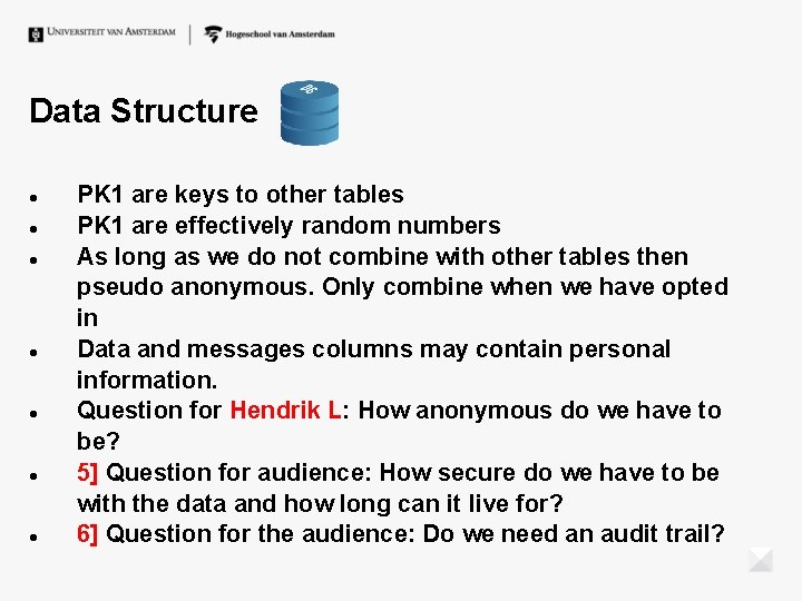 Data Structure PK 1 are keys to other tables PK 1 are effectively random Data Structure PK 1 are keys to other tables PK 1 are effectively random