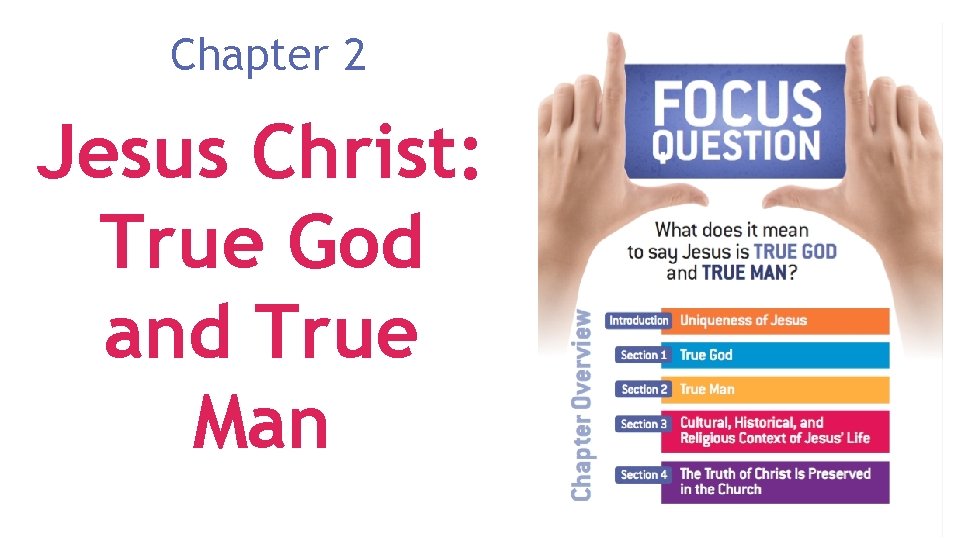 Chapter 2 Jesus Christ: True God and True Man 