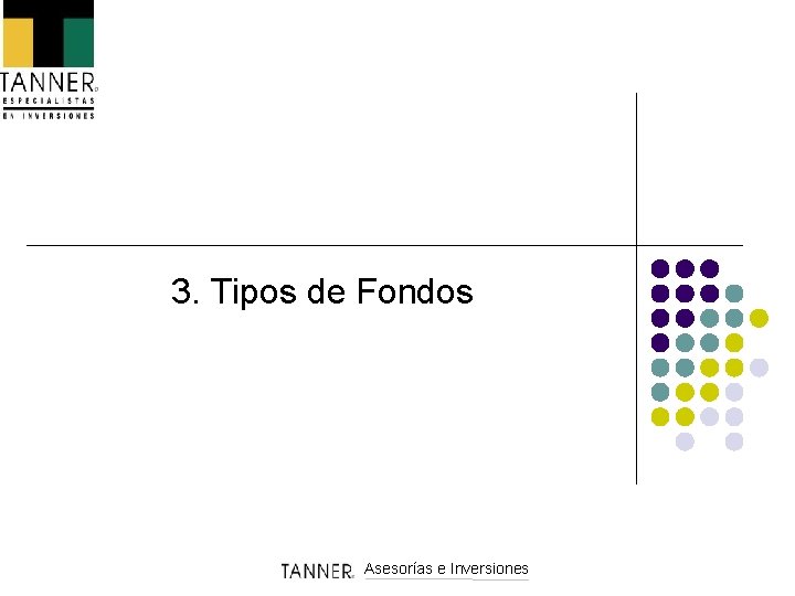 3. Tipos de Fondos Asesorías e Inversiones 