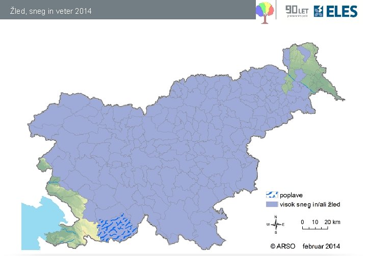 Žled, sneg in veter 2014 