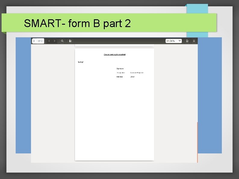 SMART- form B part 2 