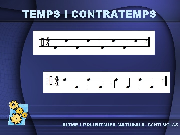 TEMPS I CONTRATEMPS RITME I POLIRÍTMIES NATURALS SANTI MOLAS 