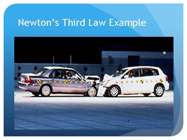 Newton’s Third Law Example 