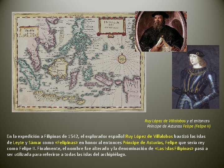 Ruy López de Villalobos y el entonces Príncipe de Asturias Felipe (Felipe II) En