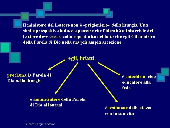 Il ministero del Lettore non è «prigioniero» della liturgia. Una simile prospettiva induce a