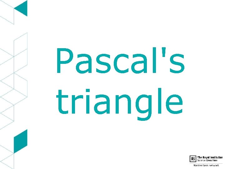 Pascal's triangle 