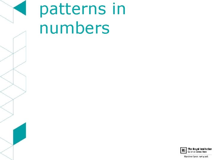 patterns in numbers 