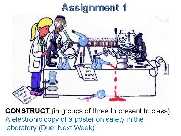 Assignment 1 CONSTRUCT (in groups of three to present to class): A electronic copy