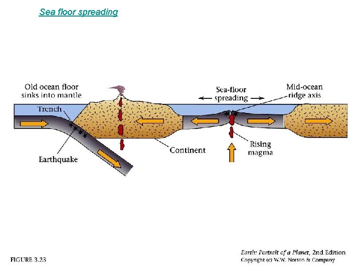 Sea floor spreading 