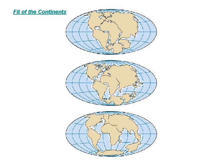 Fit of the Continents 