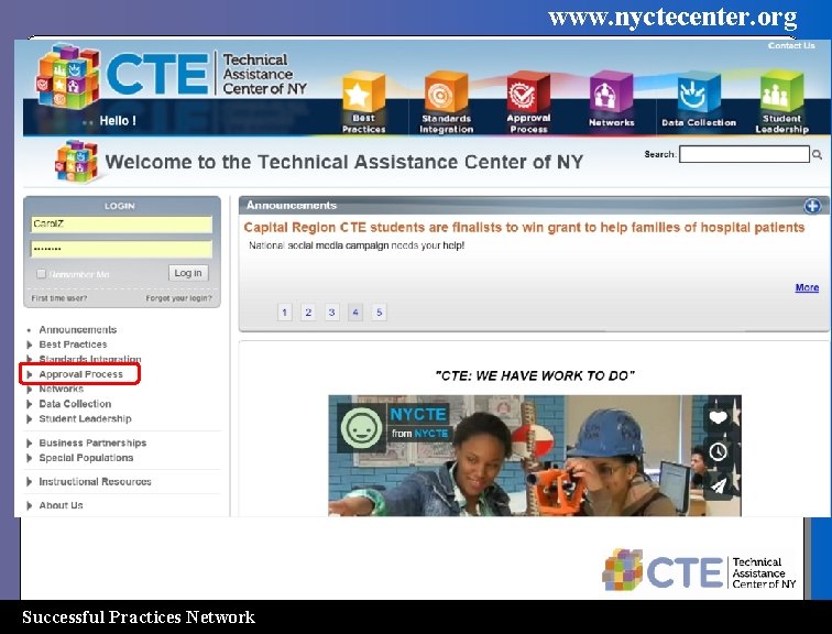 www. nyctecenter. org Successful Practices Network 