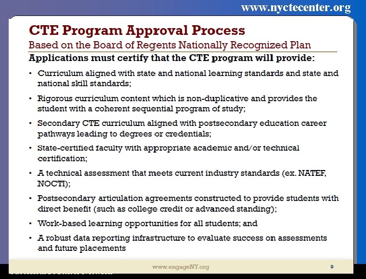 www. nyctecenter. org 7 Successful Practices Network 