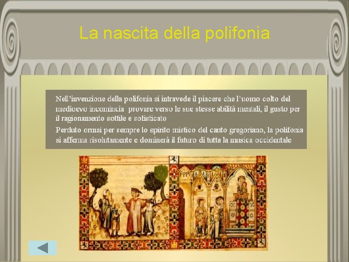 La nascita della polifonia 