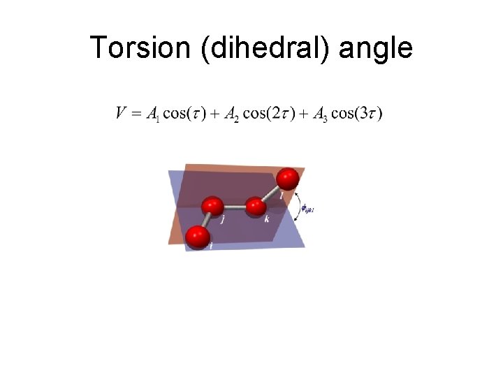 Torsion (dihedral) angle 