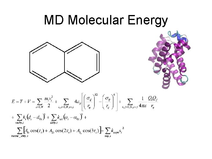 MD Molecular Energy 