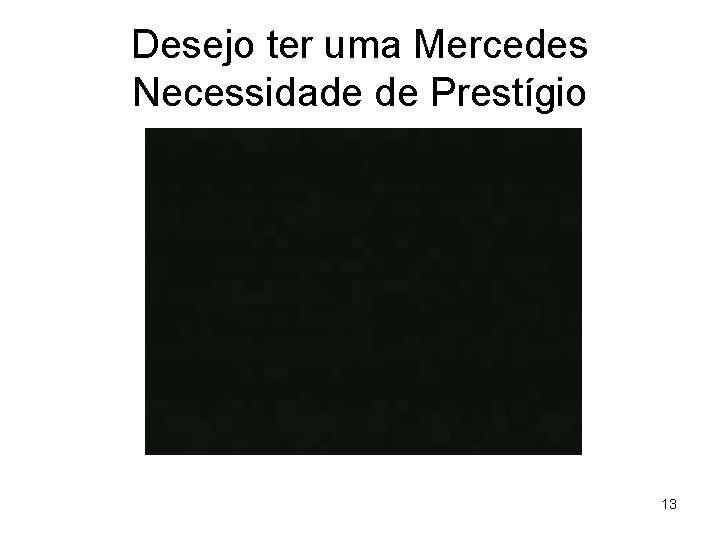 Desejo ter uma Mercedes Necessidade de Prestígio 13 