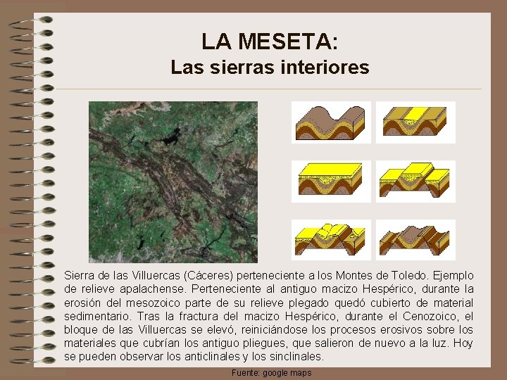 LA MESETA: Las sierras interiores Sierra de las Villuercas (Cáceres) perteneciente a los Montes