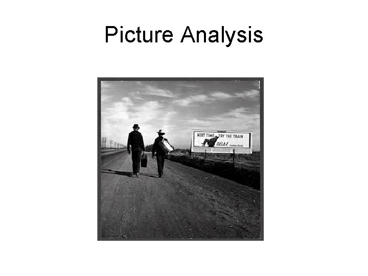 Picture Analysis 