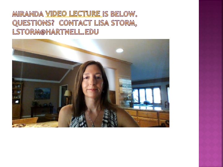 VIDEO LECTURE 
