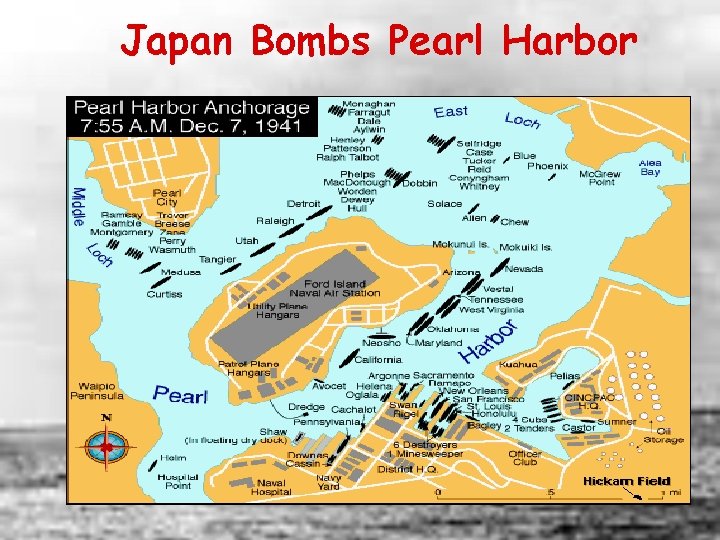 Japan Bombs Pearl Harbor 