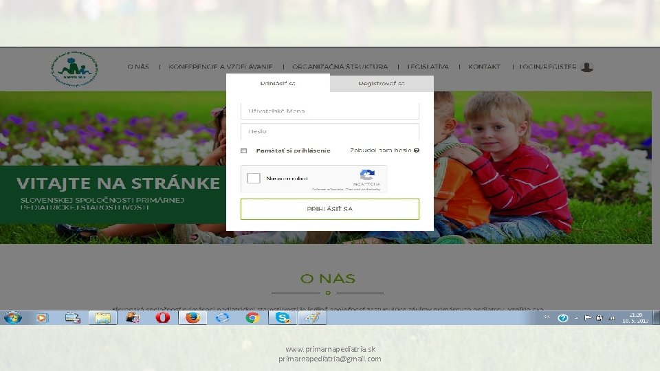 www. primarnapediatria. sk primarnapediatria@gmail. com 