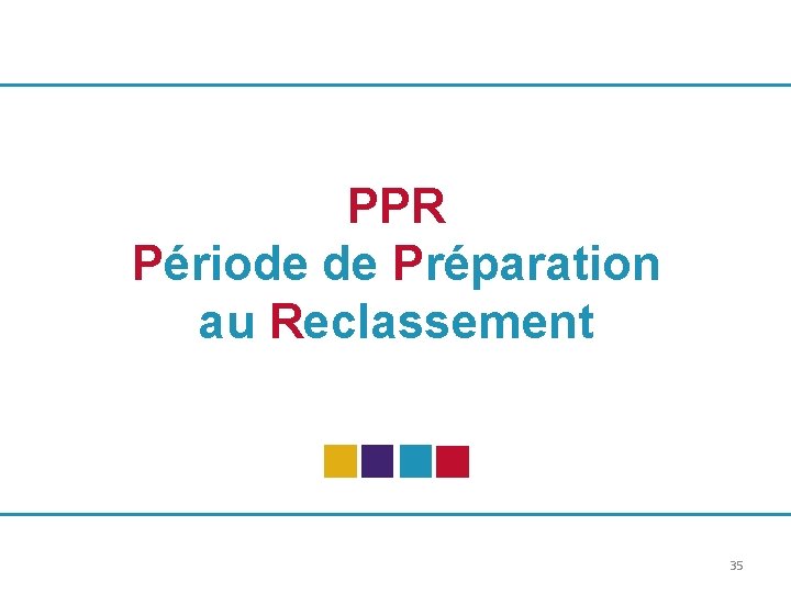 PPR Période de Préparation au Reclassement 35 