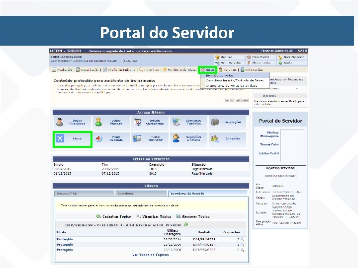 Portal do Servidor 