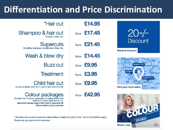 Differentiation and Price Discrimination 