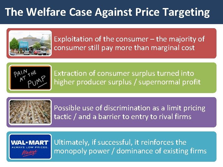 The Welfare Case Against Price Targeting Exploitation of the consumer – the majority of