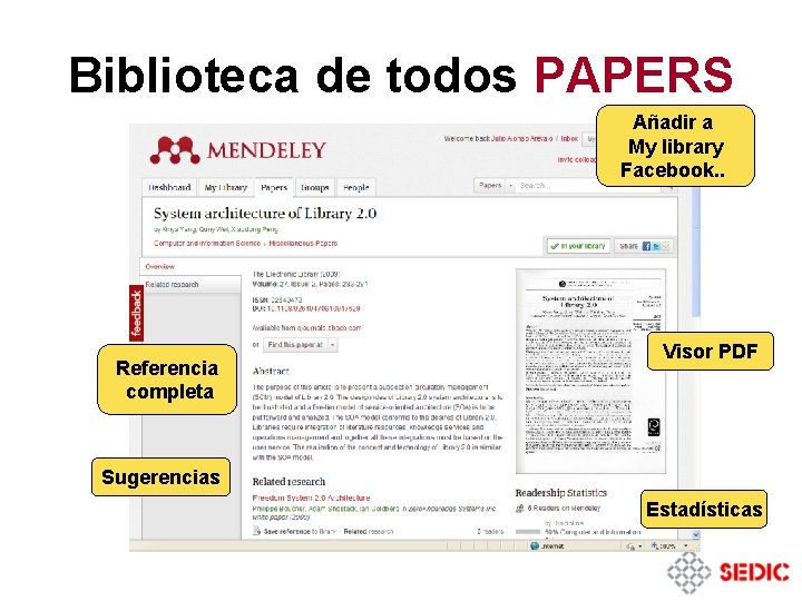 Biblioteca de todos PAPERS Añadir a My library Facebook. . Referencia completa Visor PDF