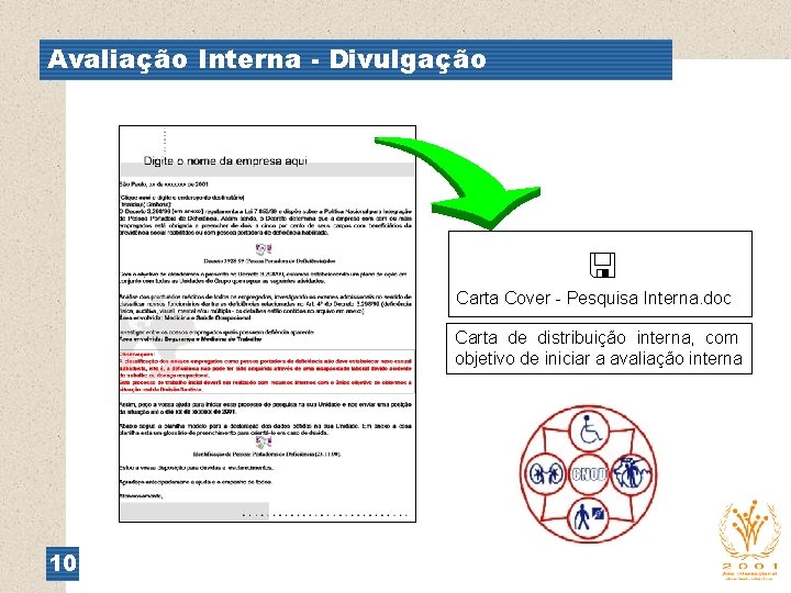 Avaliação Interna - Divulgação Carta Cover - Pesquisa Interna. doc Carta de distribuição interna,