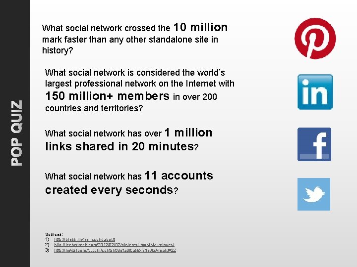 What social network crossed the 10 million mark faster than any other standalone site