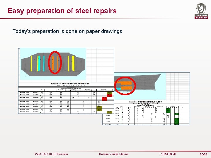 Easy preparation of steel repairs Today’s preparation is done on paper drawings Veri. STAR-HLC