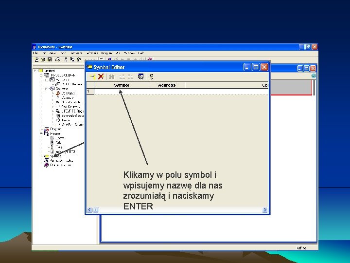 Wybieramy ikonę z napisem symbol Klikamy w polu symbol i wpisujemy nazwę dla nas Wybieramy ikonę z napisem symbol Klikamy w polu symbol i wpisujemy nazwę dla nas