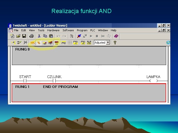 Realizacja funkcji AND Realizacja funkcji AND