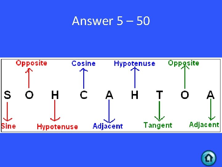 Answer 5 – 50 