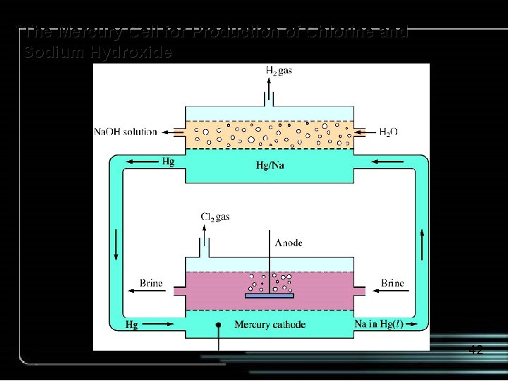 The Mercury Cell for Production of Chlorine and Sodium Hydroxide 42 