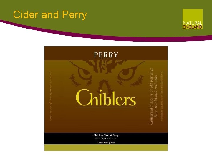 Cider and Perry Cider and Perry