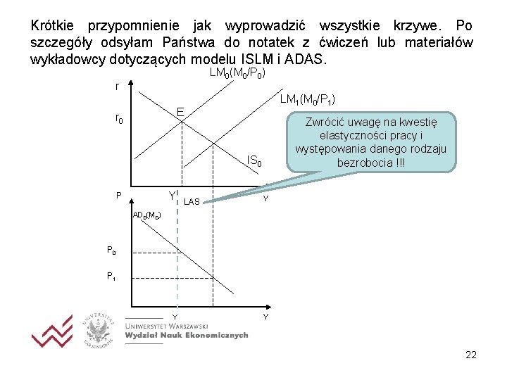 Krótkie przypomnienie jak wyprowadzić wszystkie krzywe. Po szczegóły odsyłam Państwa do notatek z ćwiczeń